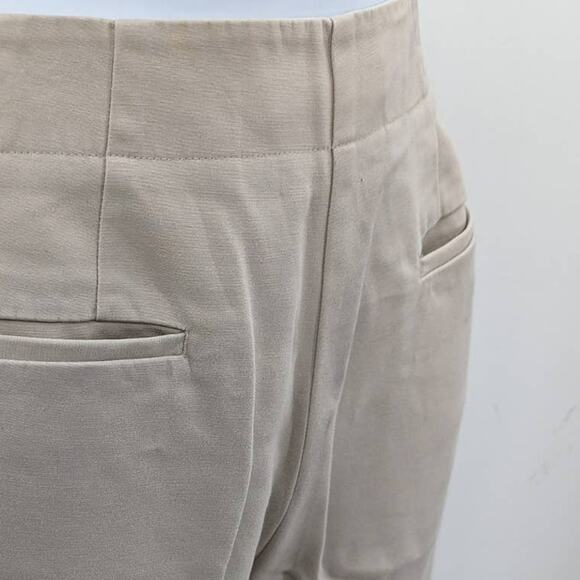 Chico's Women's Khaki Pants Size 0 Cotton Elastane Straight Leg Tan - Picture 8 of 11